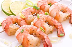 Креветки отварные